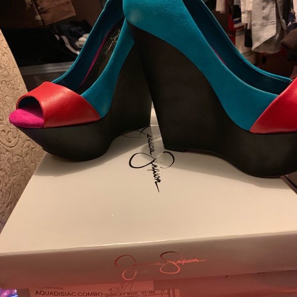 Jessica Simpson - Multi Color Wedges - Picture 2 of 3